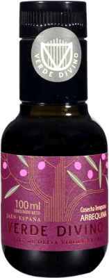 6,95 € Free Shipping | Olive Oil Verde Divino Cosecha Temprana — Early Harvest, EVOO Extra Virgin Jaén Spain Arbequina Miniature Bottle 10 cl