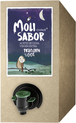 53,95 € 送料無料 | オリーブオイル Oleícola Jaén Molisabor EVOO エキストラバージン Jaén スペイン バッグ・イン・ボックス 3 L