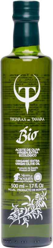 6,95 € 免费送货 | 橄榄油 Tierras de Tavara EVOO 特级初榨 D.O. Sierra de Segura Jaén 西班牙 Picual — 皮夸尔 Bio — 生态 有机 天然 中瓶装 50 cl