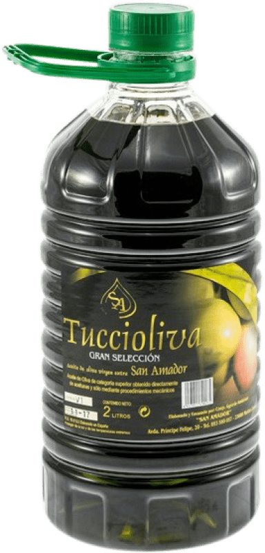 47,95 € Envoi gratuit | Huile d'Olive Tuccioliva HOVE Vierge Extra Jaén Espagne Picual Jerrican 2 L PET