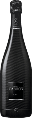 99,95 € Free Shipping | White sparkling Carbon Effect Efecto Carbono Sleeve Brut A.O.C. Champagne Champagne France Bottle 75 cl