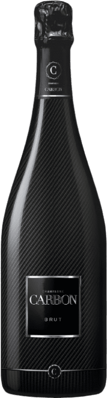 99,95 € Envío gratis | Espumoso Blanco Carbon Effect Efecto Carbono Sleeve Brut A.O.C. Champagne Champagne Francia 75 cl