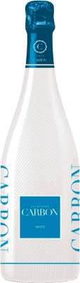 93,95 € Free Shipping | White sparkling Carbon Effect Efecto Carbono Sleeve Sunset Beach Club Extra Dry A.O.C. Champagne Champagne France Bottle 75 cl
