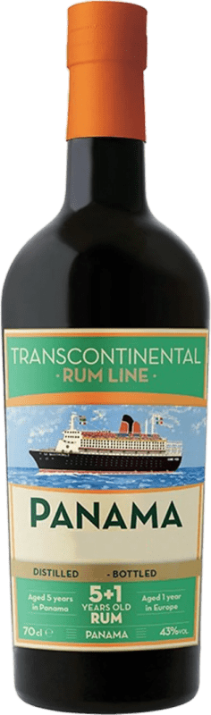 79,95 € Envio grátis | Rum Transcontinental Panamá França 6 Anos 70 cl