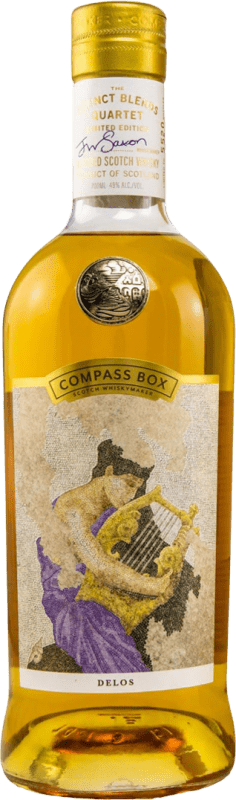 436,95 € Envío gratis | Whisky Blended Compass Box Delos Edición Limitada Escocia Reino Unido 70 cl