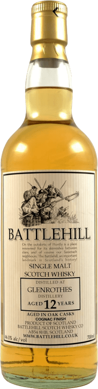 146,95 € Бесплатная доставка | Односолодовый виски Duncan Taylor At Glenrothes Cognac Oak Cask Finish — Выдержка в дубовой бочке Шотландия Объединенное Королевство 12 Лет 70 cl