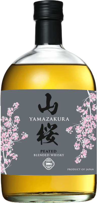 57,95 € Envío gratis | Whisky Blended Sasa-no-kawa Shuzo Yamazakura Peated — Ahumado Japón 70 cl
