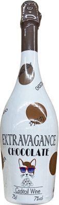15,95 € Free Shipping | White sparkling Extravagance Cocktail Chocolate Spain Bottle 75 cl