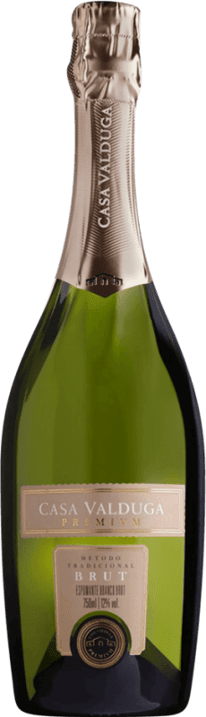 21,95 € 送料無料 | 白のスパークリングワイン Casa Valduga Brut Nature — ブリュット・ナチュール 伝統的, Premium — プレミアム ブラジル Pinot Noir — ピノ・ノワール, Chardonnay — シャルドネ 75 cl