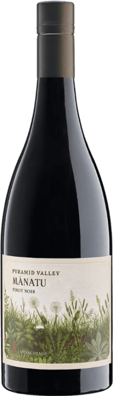47,95 € Бесплатная доставка | Красное вино Pyramid Valley Manatu I.G. North Canterbury Canterbury Новая Зеландия Pinot Noir — Пино Нуар 75 cl