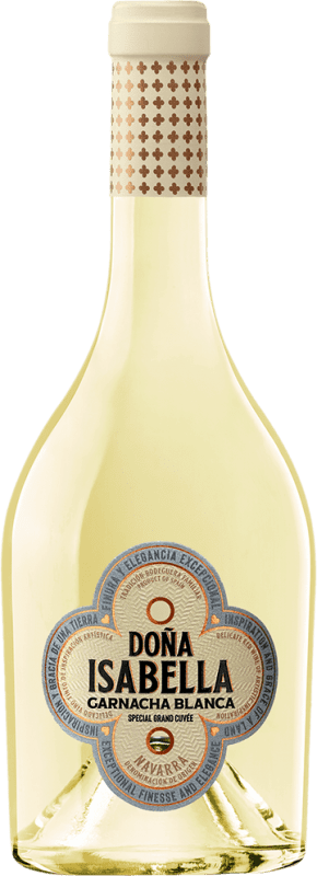 8,95 € Envio grátis | Vinho branco Marqués del Atrio Doña Isabella D.O.Ca. Rioja La Rioja Espanha Grenache Branca Garrafa 75 cl
