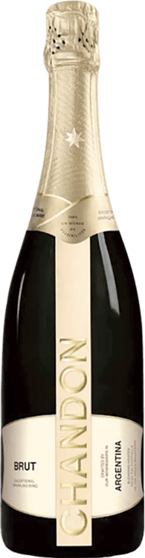 27,95 € Бесплатная доставка | Белое игристое вино Moët & Chandon Argentina Chandon Brut — брют Sparkling — Игристое Мендоса Аргентина Pinot Noir — Пино Нуар, Chardonnay — Шардоне, Pinot Meunier — Пино Менье 75 cl