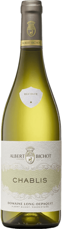 89,95 € Envio grátis | Vinho Branco Albert Bichot Long Depaquit A.O.C. Chablis Borgonha França Chardonnay Garrafa Magnum 1,5 L