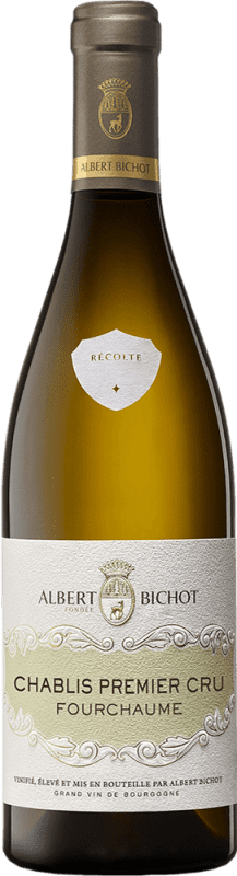 68,95 € Бесплатная доставка | Белое вино Albert Bichot Fourchaume 1er Premier Cru A.O.C. Chablis Бургундия Франция Chardonnay — Шардоне Бутылка 75 cl