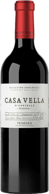 23,95 € Spedizione Gratuita | Vino rosso Juvé y Camps Casa Vella Propietat d'Espiells D.O. Penedès Catalogna Spagna Cabernet Sauvignon Bottiglia 75 cl