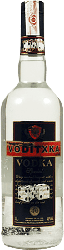 10,95 € Envío gratis | Vodka Voditxka Dadoa Rusia 1 L