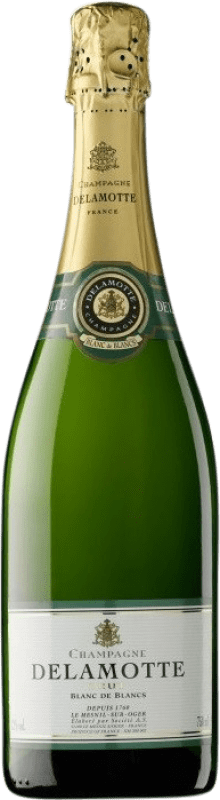 67,95 € 送料無料 | 白スパークリングワイン Delamotte Blanc de Blancs A.O.C. Champagne シャンパン フランス Chardonnay ボトル 75 cl