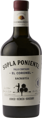 81,95 € Free Shipping | Fortified Wine Pepe Rodríguez de Vera Sopla Poniente El Coronel Palo Cortado D.O. Jerez-Xérès-Sherry Andalusia Spain Palomino Fino Medium Bottle 50 cl
