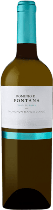 7,95 € Envío gratis | Vino blanco Península Dominio de Fontana Sauvignon Blanc Verdejo D.O. Uclés Castilla la Mancha España Verdejo, Sauvignon Blanca Botella 75 cl