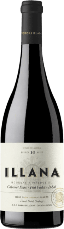15,95 € Kostenloser Versand | Rotwein Casa de Illana 10 Meses D.O. Ribera del Júcar Kastilien-La Mancha Spanien Cabernet Franc, Bobal, Petit Verdot Flasche 75 cl