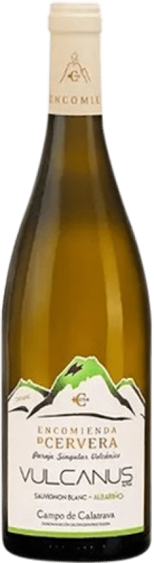 13,95 € Free Shipping | White Wine Encomienda de Cervera Vulcanus Sauvignon Blanc Albariño D.O.P. Campo de Calatrava Castilla la Mancha Spain Albariño — Albarinho, Sauvignon 75 cl
