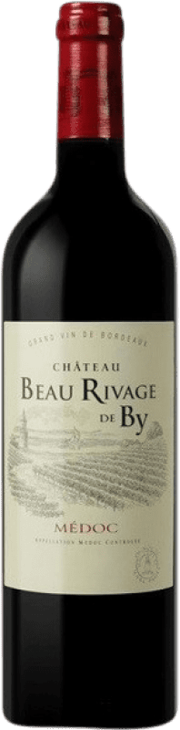 16,95 € Free Shipping | Red Wine Château Beau Rivage de By A.O.C. Bordeaux Bordeaux France Merlot, Cabernet Sauvignon Bottle 75 cl