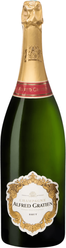 805,95 € Бесплатная доставка | Белое игристое Alfred Gratien Classic сухой A.O.C. Champagne шампанское Франция Pinot Black, Chardonnay, Pinot Meunier Имперская бутылка-Mathusalem 6 L
