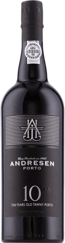 33,95 € Kostenloser Versand | Verstärkter Wein Andresen Tawny I.G. Porto Porto Portugal 10 Jahre Flasche 75 cl