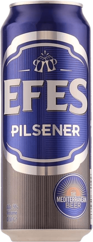 0,95 € Kostenloser Versand | Bier Efes Pilsener Türkei Medium-Dose 50 cl