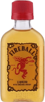 1,95 € Envoi gratuit | Liqueurs Fireball Cinnamon & Whisky Canada Bouteille Miniature 5 cl
