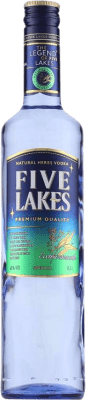 15,95 € Kostenloser Versand | Wodka Five Lakes Premium Extra Smooth Kasachstan Medium Flasche 50 cl