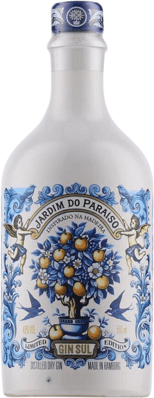 45,95 € Envío gratis | Ginebra Gin Sul Jardim do Paraiso Edición Limitada Alemania Botella Medium 50 cl Cítricos