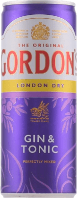 2,95 € Spedizione Gratuita | Bibite e Mixer Gordon's Gin & Tonic Regno Unito Lattina 25 cl
