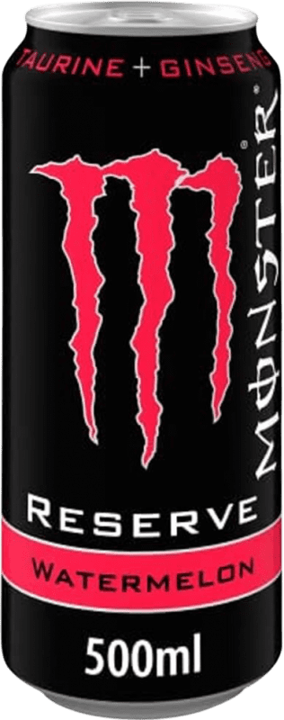 1,95 € Spedizione Gratuita | Bevanda Energetica Monster Energy Riserva Irlanda Lattina Medium 50 cl Watermelon — Anguria