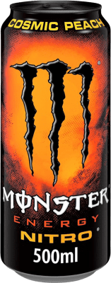 2,95 € Envio grátis | Refrescos e Mixers Monster Energy Nitro Cosmic Peach Irlanda Lata 50 cl