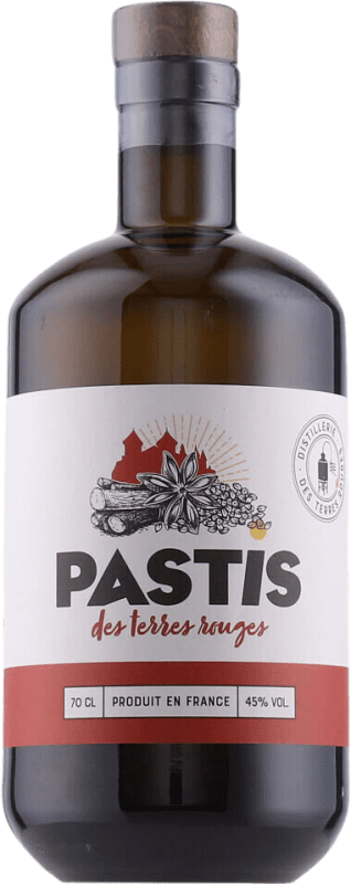 33,95 € Kostenloser Versand | Pastis Terres Rouges Frankreich Flasche 70 cl