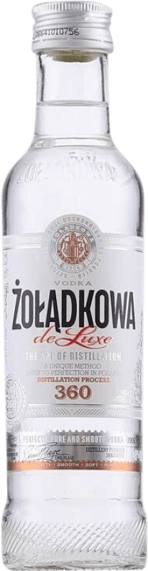7,95 € 送料無料 | ウォッカ Zoladkowa Luxury — ラグジュアリー ポーランド 小瓶 20 cl