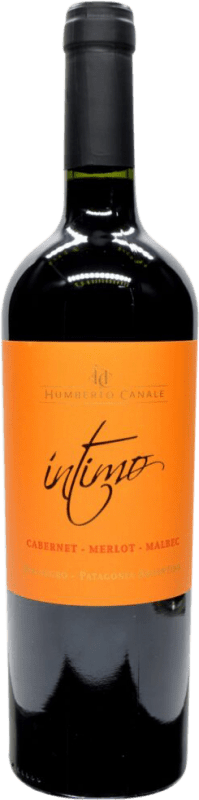 12,95 € Spedizione Gratuita | Vino rosso Humberto Canale Estate Íntimo I.G. Patagonia Patagonia Argentina Merlot, Malbec, Cabernet Bottiglia 75 cl