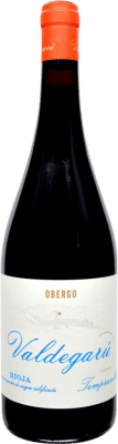 17,95 € Бесплатная доставка | Красное вино Obergo Valdegarú D.O.Ca. Rioja Ла-Риоха Испания Tempranillo бутылка 75 cl