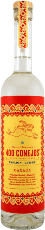 75,95 € 送料無料 | Mezcal Crista La Santa 400 Conejos Espadín Cuishe メキシコ ボトル 70 cl