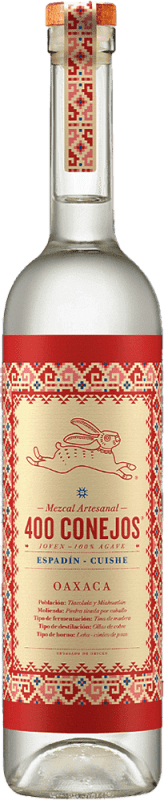 83,95 € 送料無料 | メスカル Crista La Santa 400 Conejos Cuishe Espadín — エスパディン メキシコ 70 cl