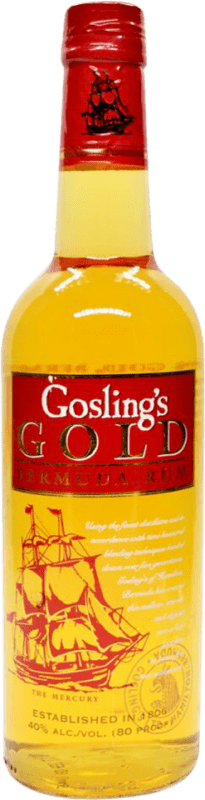 22,95 € Envio grátis | Rum Gosling's Bermuda Gold — Edição Ouro Bermudas 70 cl