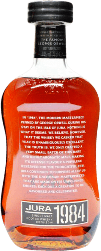 814,95 € Envío gratis | Whisky Single Malt Isle of Jura 1984 The Famous George Orwell Reino Unido 30 Años Botella 70 cl