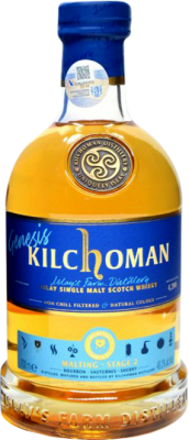 129,95 € Spedizione Gratuita | Whisky Single Malt Kilchoman Genesis Malting Stage 2 Regno Unito Bottiglia 70 cl