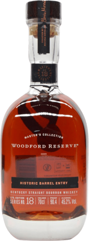 184,95 € 送料無料 | バーボンウイスキー Woodford Historic Entry Barrel — 樽 アメリカ 70 cl
