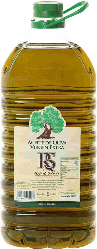 67,95 € Spedizione Gratuita | Olio d'Oliva Oleosalgado EVO Extra Vergine Spagna Tanica 5 L