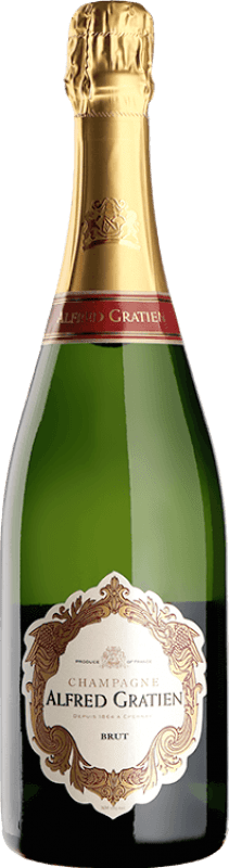 79,95 € Бесплатная доставка | Белое игристое Alfred Gratien Blanc de Blancs брют A.O.C. Champagne шампанское Франция Pinot Black, Chardonnay, Pinot Meunier бутылка 75 cl