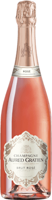 53,95 € Бесплатная доставка | Розовое игристое Alfred Gratien Rosé брют A.O.C. Champagne шампанское Франция Pinot Black, Chardonnay, Pinot Meunier бутылка 75 cl