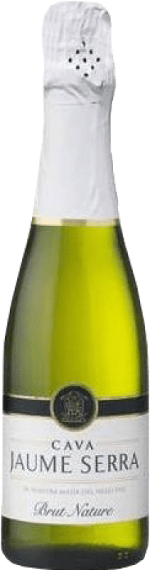 3,95 € Envoi gratuit | Vin Mousseux Blanc Jaume Serra Brut Nature D.O. Cava Espagne Macabeo — Macabeu, Xarel·lo, Parellada Petite Bouteille 20 cl