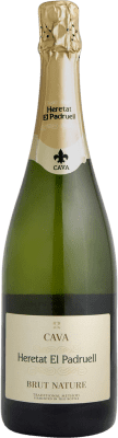 5,95 € Envío gratis | Espumoso blanco García Carrión Heretat Padruel Brut Nature D.O. Cava España Macabeo, Xarel·lo, Parellada Botella 75 cl